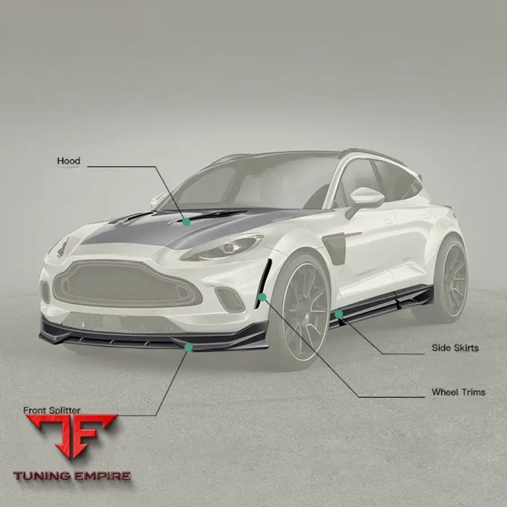 ASTON MARTIN DBX DRY CARBON FIBER BODY KIT