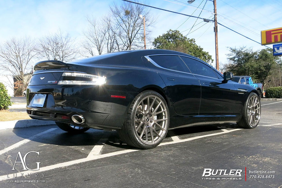 Aston Martin Rapide on custom forged wheels
