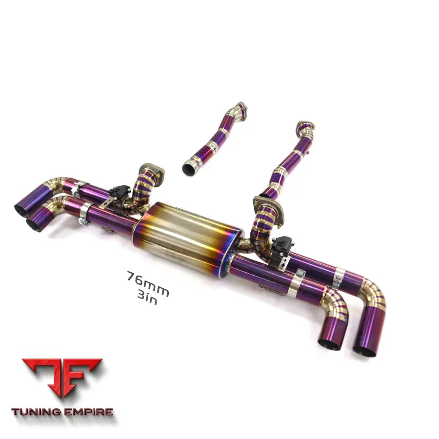 ASTON MARTIN VANTAGE V8 4.0T RAZOR EXHAUST DOWNPIPES WITH MUFFLER VALVE