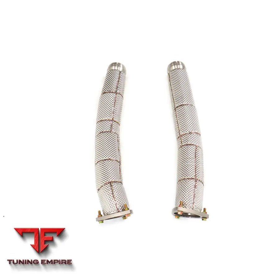 ASTON MARTIN VANTAGE V8 4.3L 4.7L STAINLESS STEEL DOWNPIPES WITH HEAT SHIELD