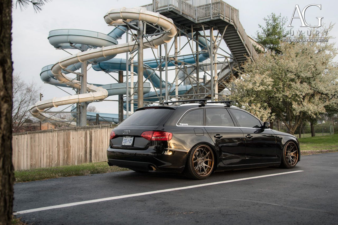 Audi A4 Avant on custom forged wheels