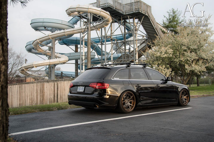 Audi A4 Avant on custom forged wheels