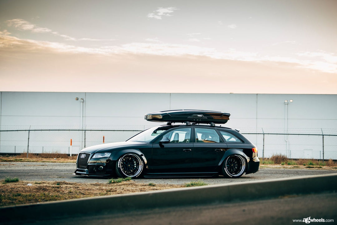 AUDI A4 AVANT WIDEBODY on custom forged wheels