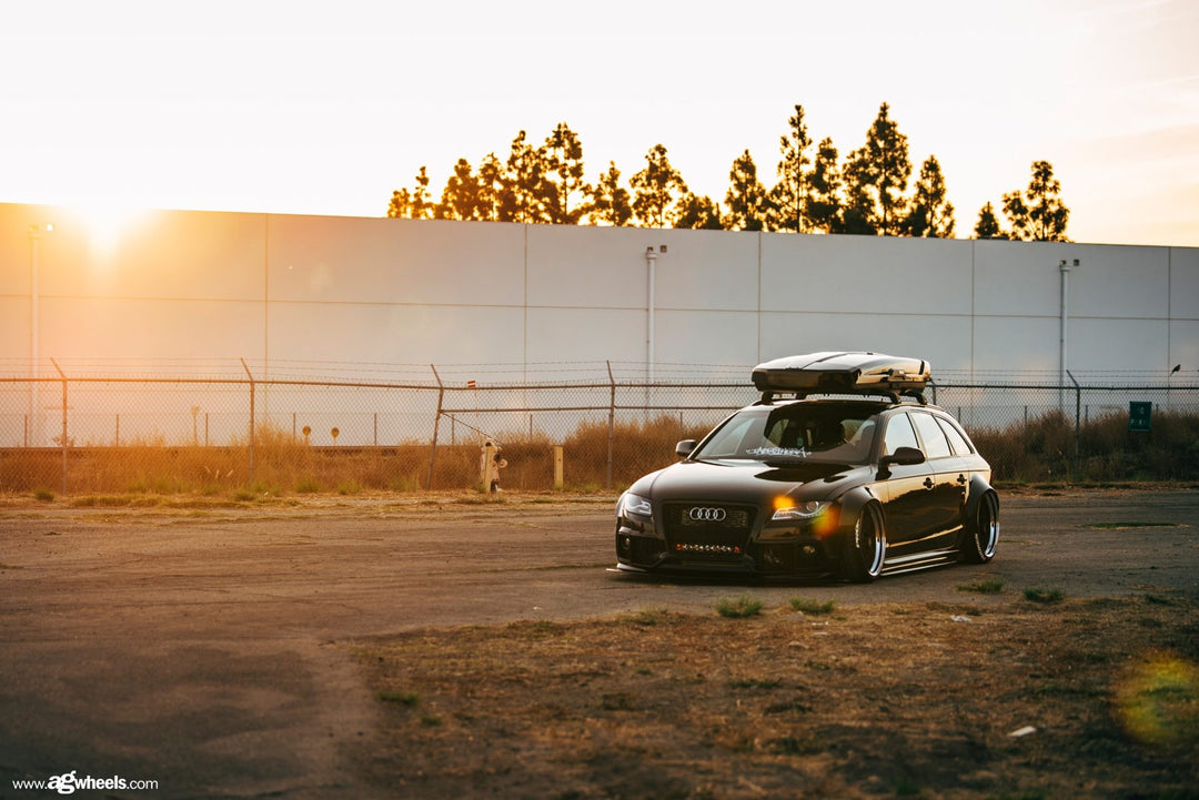 AUDI A4 AVANT WIDEBODY on custom forged wheels