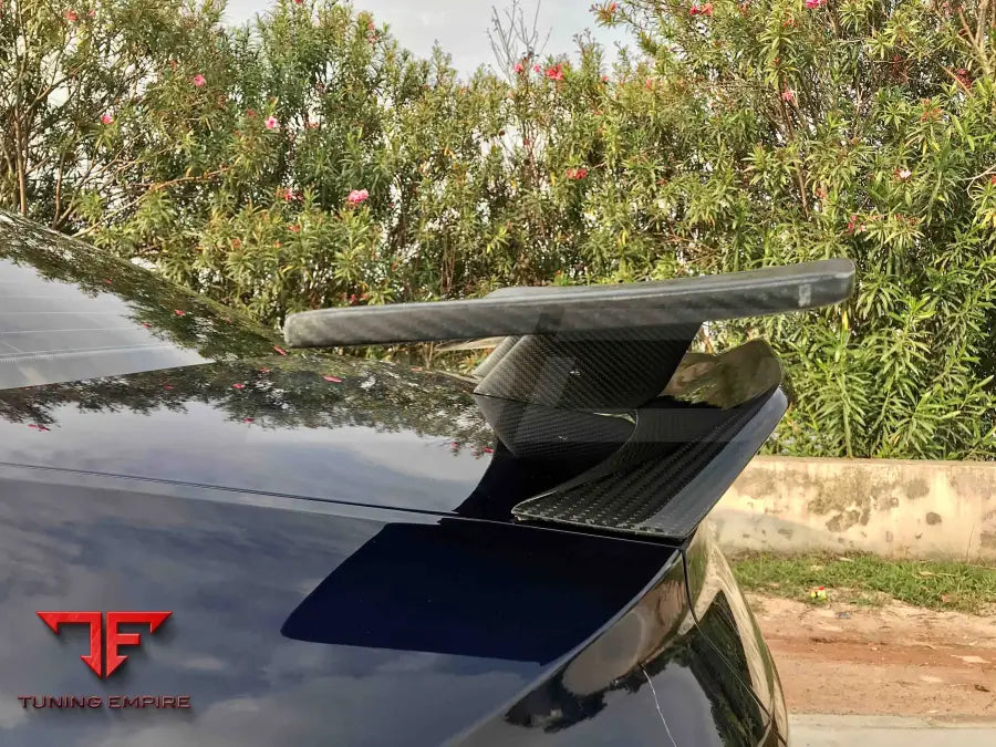 AUDI A4 S4 B9 B9.5 2017 + CARBON FIBER DUCKTAIL REAR SPOILER