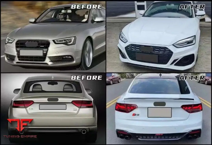 AUDI A5 8T 8F 2007-2017 to RS5 F5 FACELIFT 2020 + CONVERSION BODY KIT