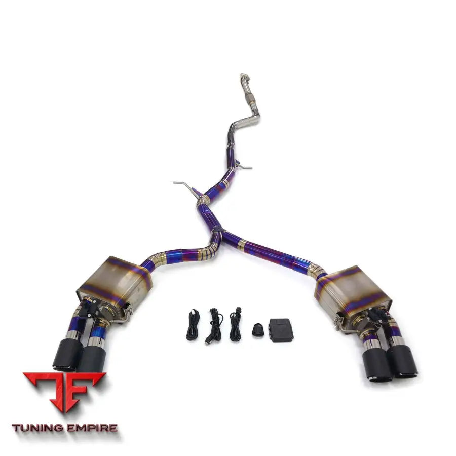AUDI A5 B9 2.0T TITANIUM CATBACK RAZOR EXHAUST SYSTEM WITH MUFFLER VALVE
