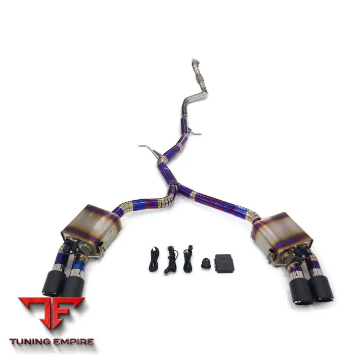 AUDI A5 B9 2.0T TITANIUM CATBACK RAZOR EXHAUST SYSTEM WITH MUFFLER VALVE