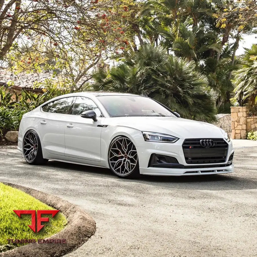 AUDI A5 SPORTBACK VOSSEN HF2 BRUSHED GLOSS BLACK WHEELS