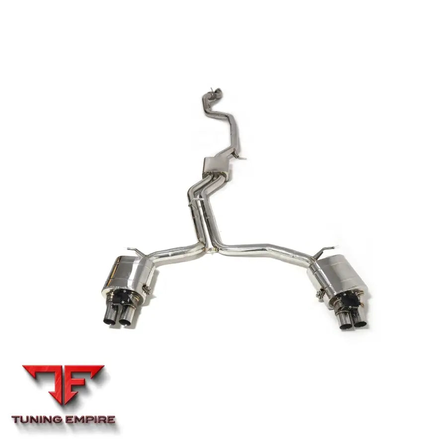 AUDI A6 A7 C8 2.0T STAINLESS STEEL CATBACK RAZOR EXHAUST WITH MUFFLER VALVE
