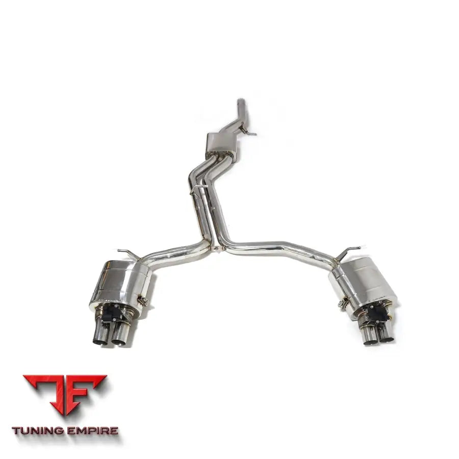 AUDI A6/A7 C8 2.0T STAINLESS STEEL CATBACK RAZOR EXHAUST WITH MUFFLER VALVE