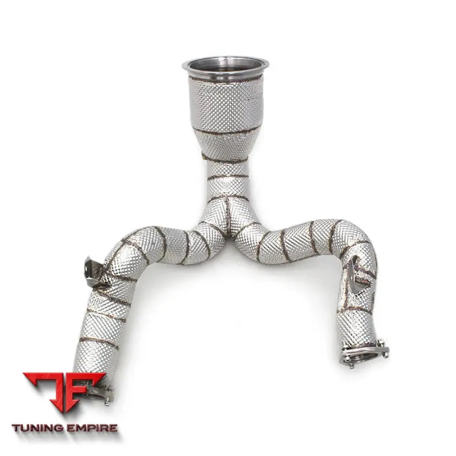 AUDI A6 C8 3.0T VALVETRONIC EXHAUST AND DOWNPIPES