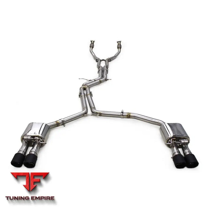 AUDI A6 C8 3.0T VALVETRONIC EXHAUST AND DOWNPIPES