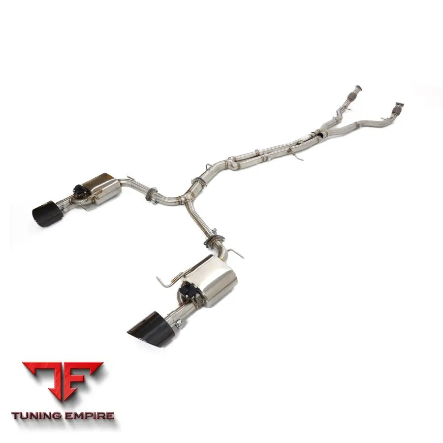 AUDI A6 C8 RS6 STAINLESS STEEL CATBACK RAZOR EXHAUST WITH VALVE