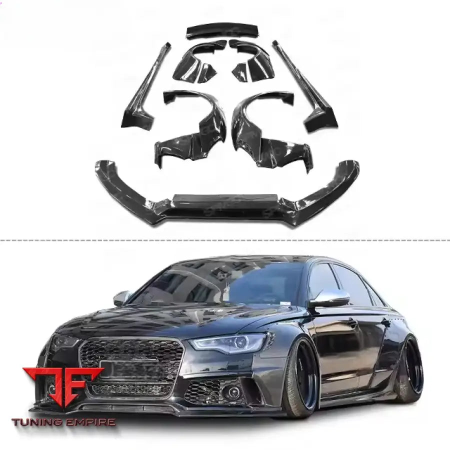 AUDI A6 CARBON FIBER BODY KIT PARTS