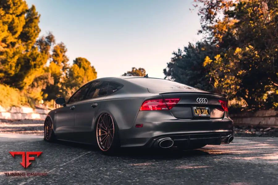 AUDI A7 FORGED WHEELS AND EXHAUST SYSTEM
