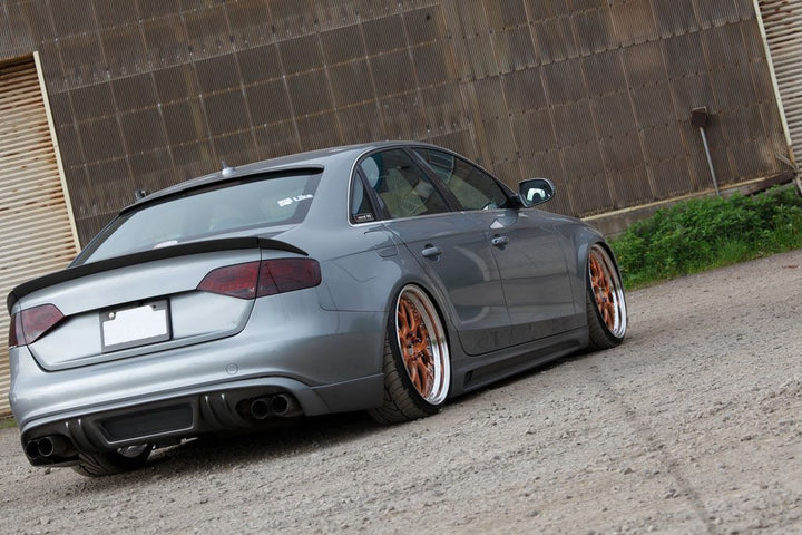 AUDI B8 A4 on custom forged wheels