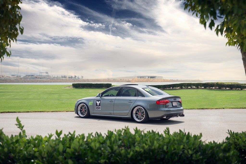 AUDI B8 S4 on custom forged wheels