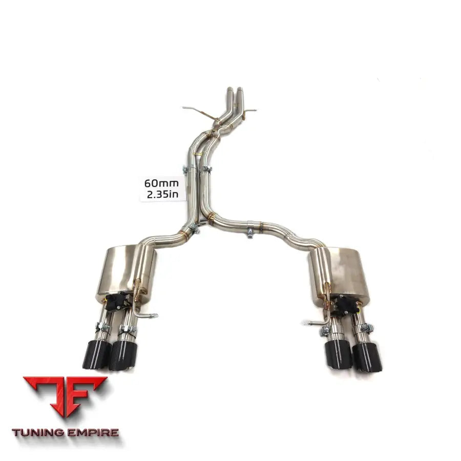 AUDI Q5 B8 3.0T STAINLESS STEEL CATBACK RAZOR EXHAUST WITH MUFFLER VALVE