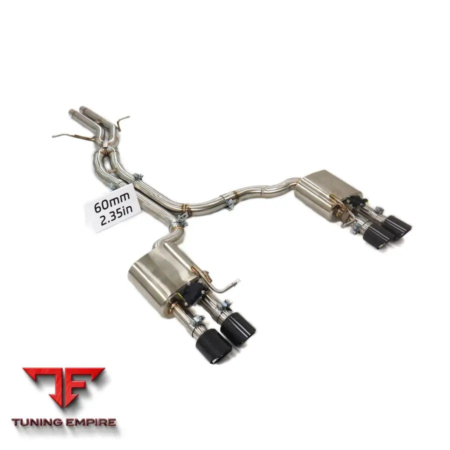 AUDI Q5 B8 3.0T STAINLESS STEEL CATBACK RAZOR EXHAUST WITH MUFFLER VALVE