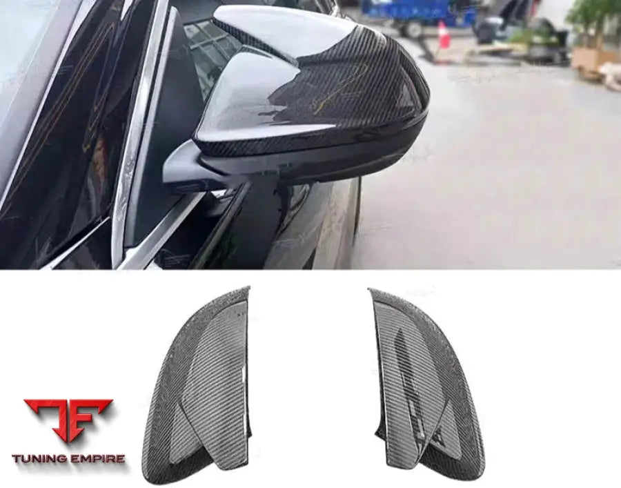 AUDI Q8 DRY CARBON FIBER MIRROR COVERS AND BODY TRIM REAR