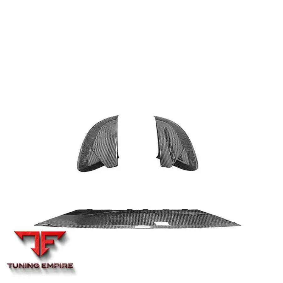 AUDI Q8 DRY CARBON FIBER MIRROR COVERS AND BODY TRIM REAR