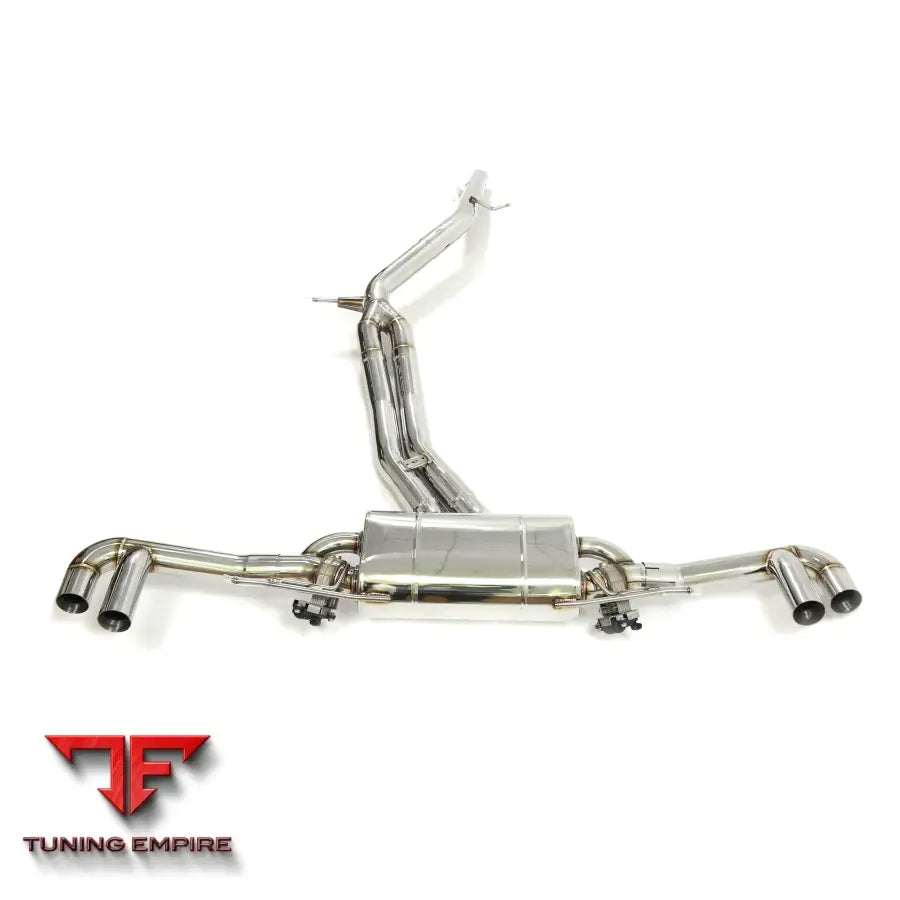 AUDI Q8 STAINLESS STEEL CATBACK RAZOR EXHAUST WITH MUFFLER VALVE