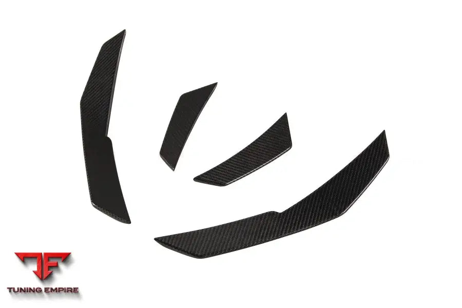 Audi R8 Gen2 Coupe & Spyder Performance Parts Style Dry Carbon Fiber Front Canards