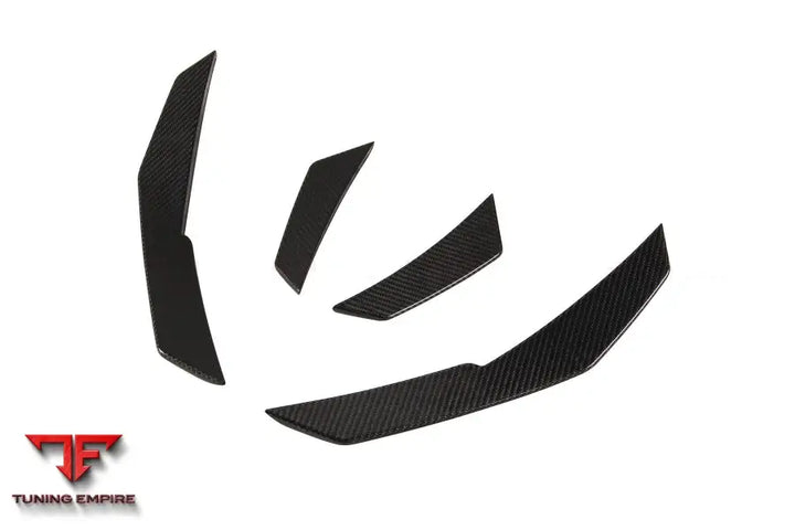 Audi R8 Gen2 Coupe & Spyder Performance Parts Style Dry Carbon Fiber Front Canards
