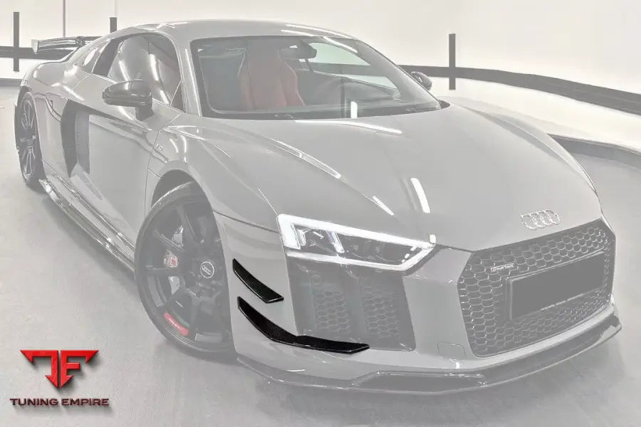 Audi R8 Gen2 Coupe & Spyder Performance Parts Style Dry Carbon Fiber Front Canards
