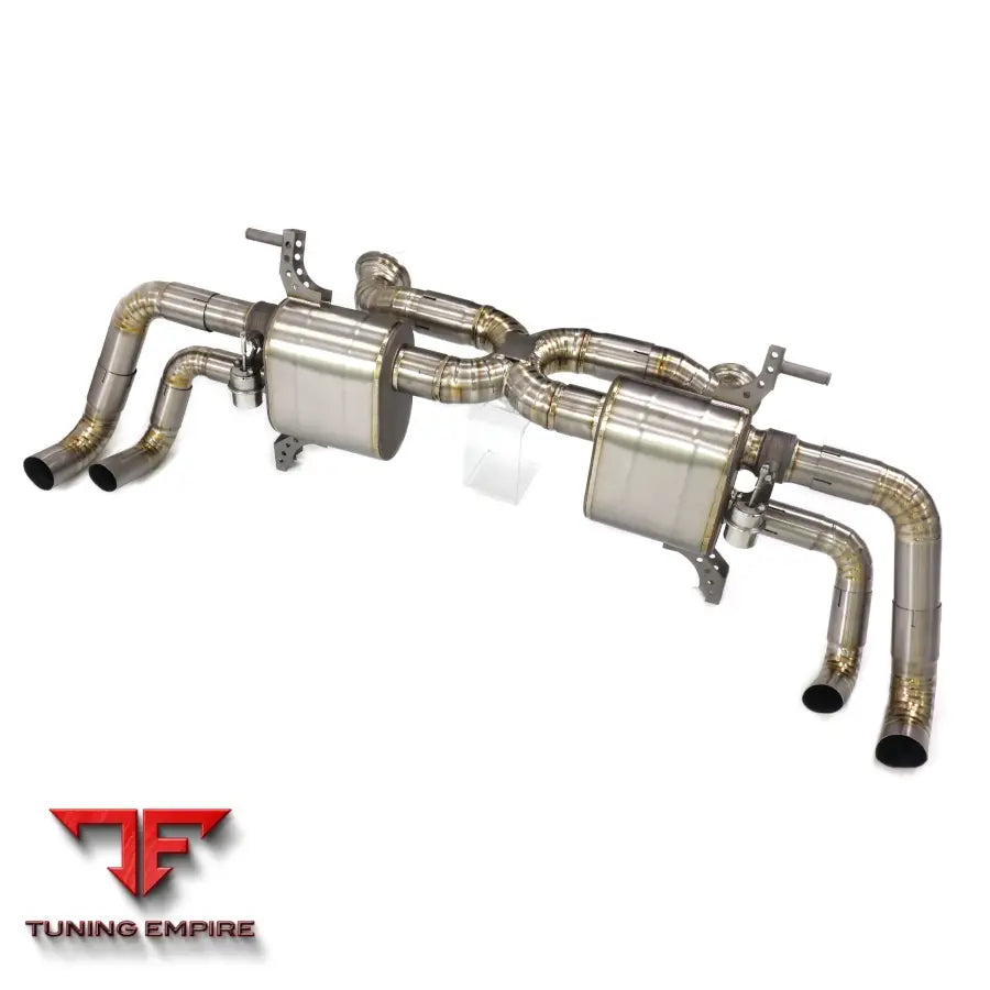 AUDI R8 V10 5.2L TITANIUM CATBACK RAZOR EXHAUST SYSTEM WITH MUFFLER VALVE
