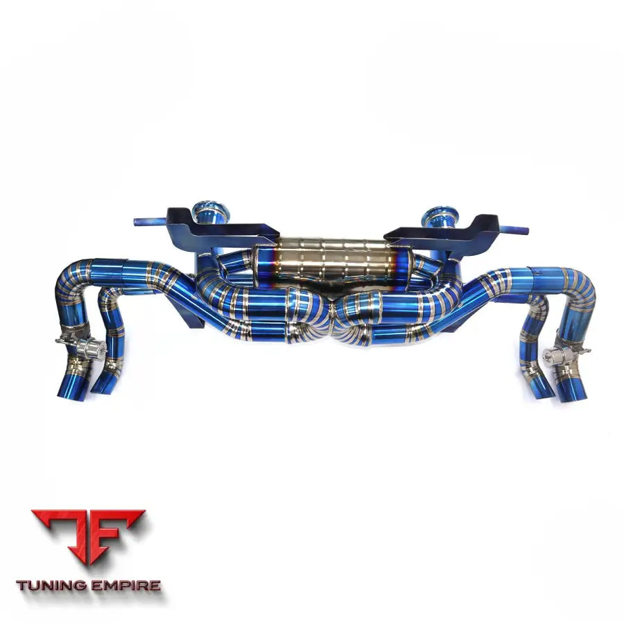 AUDI R8 V10 5.2L TITANIUM CATBACK RAZOR EXHAUST SYSTEM WITH MUFFLER VALVE