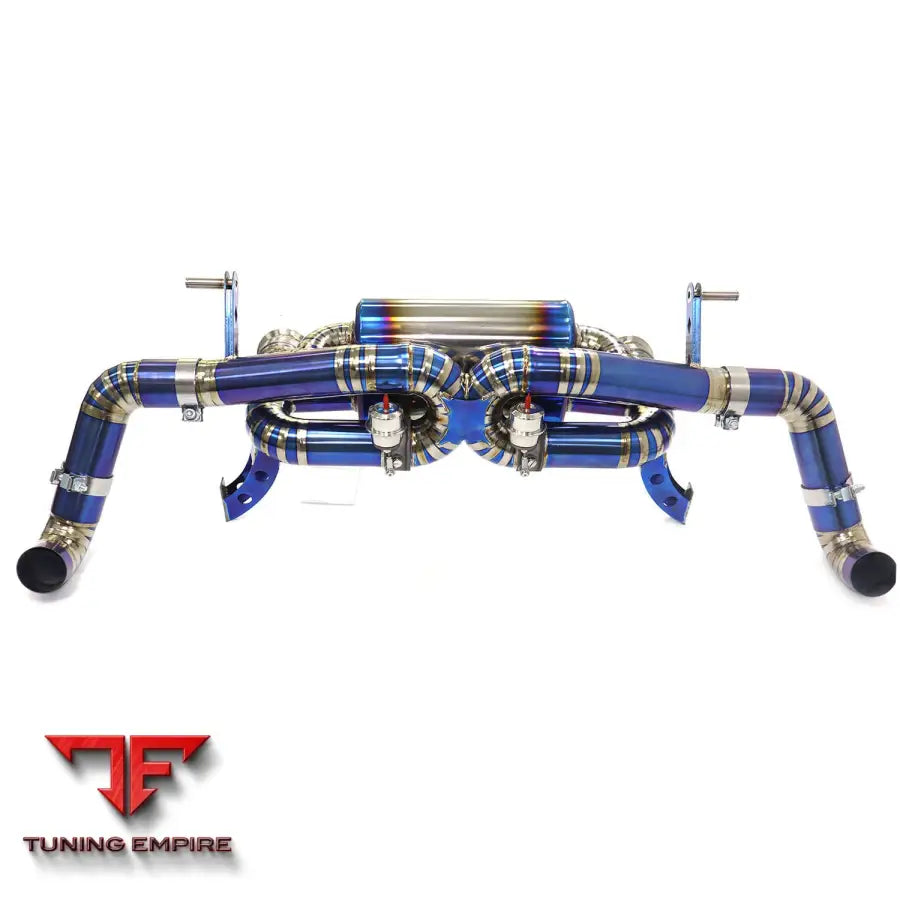 AUDI R8 V10 5.2L TITANIUM CATBACK RAZOR EXHAUST SYSTEM WITH MUFFLER VALVE