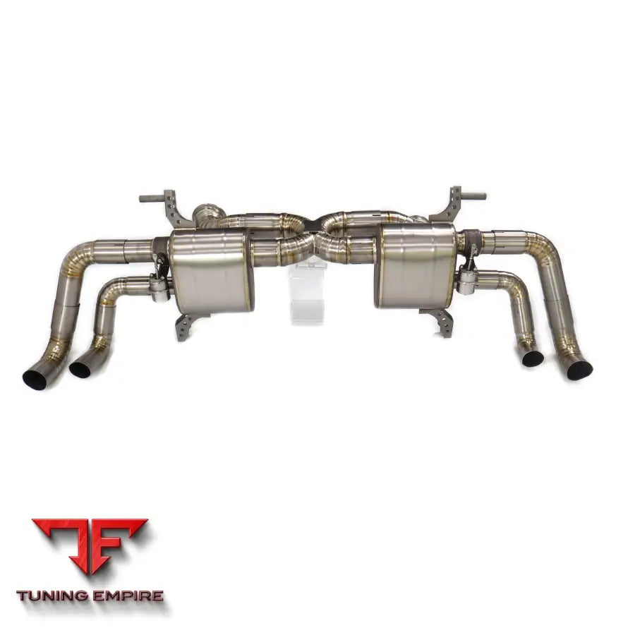 AUDI R8 V10 5.2L TITANIUM CATBACK RAZOR EXHAUST SYSTEM WITH MUFFLER VALVE