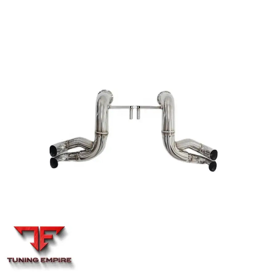 AUDI R8 V10 STAINLESS STEEL CATBACK RAZOR EXHAUST WITH MUFFLER VALVE