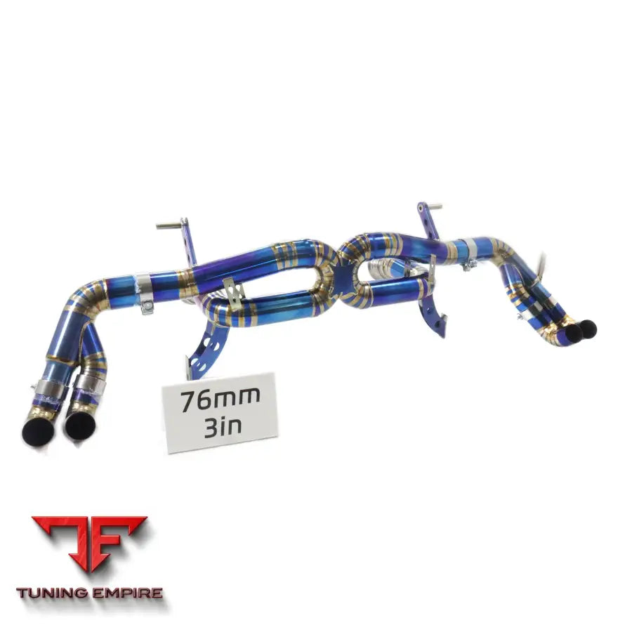 AUDI R8 V10 TITANIUM CATBACK RAZOR EXHAUST SYSTEM