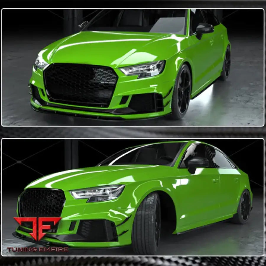 AUDI RS3 8V.5 SEDAN FACELIFT CARBON FIBER PARTS 2017–2019Y