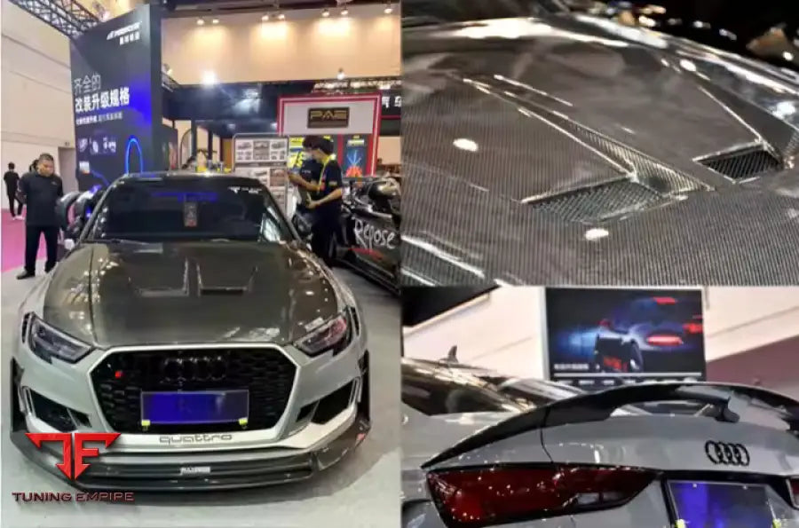 AUDI RS3 CARBON FIBER BODY KIT PARTS