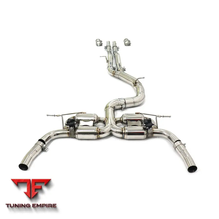 AUDI RS3 8Y 2.5T STAINLESS STEEL CATBACK RAZOR EXHAUST WITH MUFFLER VALVE