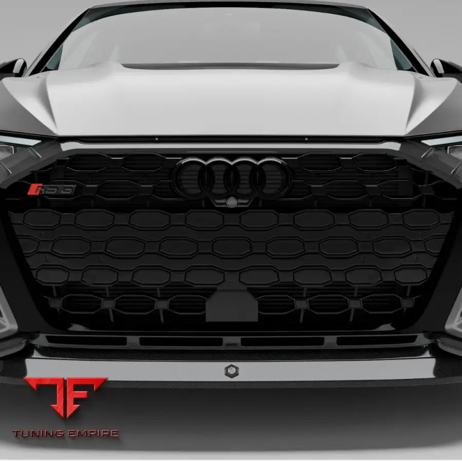 AUDI RS3 8Y LIMOUSINE CARBON FIBER FRONT GRILL - Body Kit