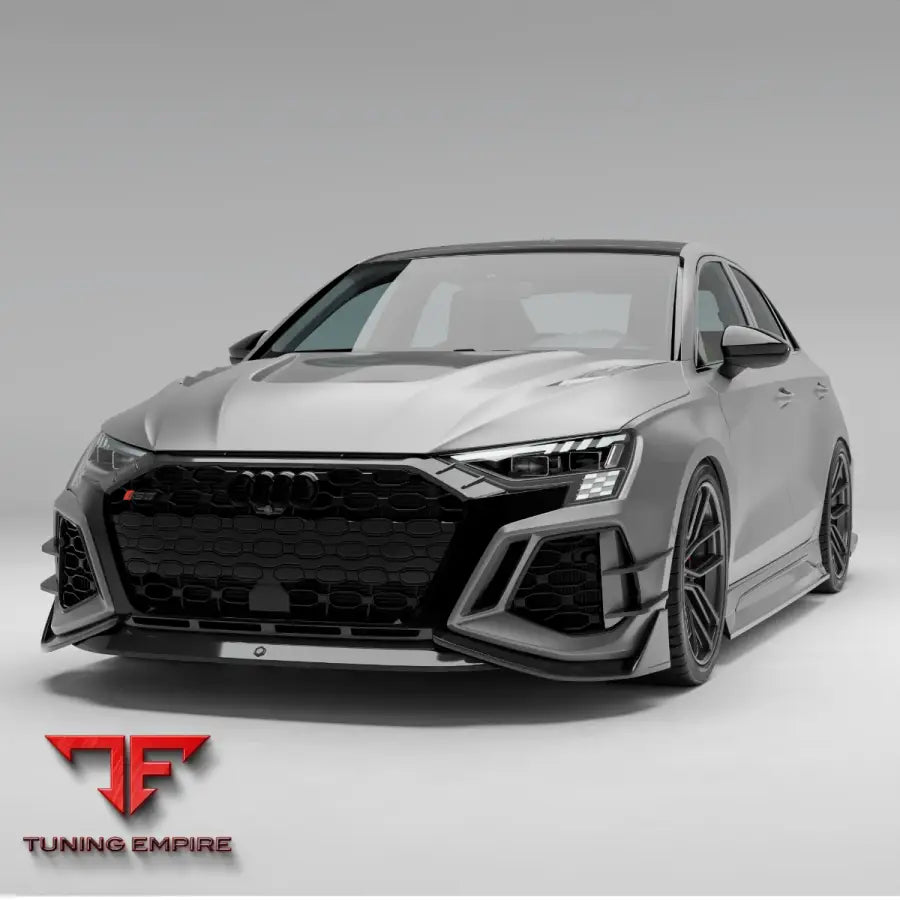 AUDI RS3 8Y LIMOUSINE CARBON FIBER FRONT LIP - Body Kit