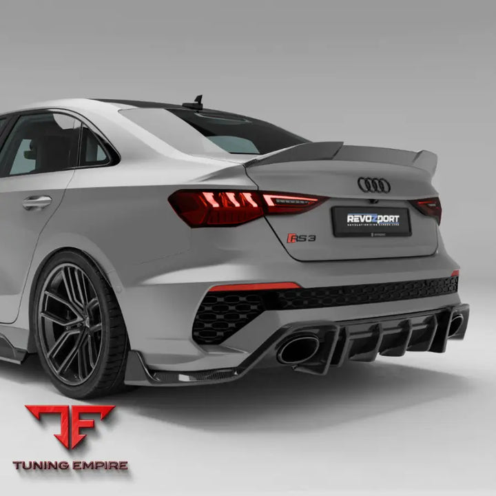 AUDI RS3 8Y LIMOUSINE CARBON FIBER REAR DIFFUSER - Body Kit