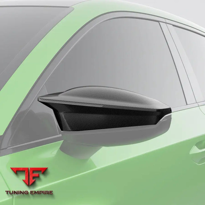 AUDI RS3 8Y MIRROR CAPS IN PREPREG CARBON FIBRE - Carbon Fibre Parts