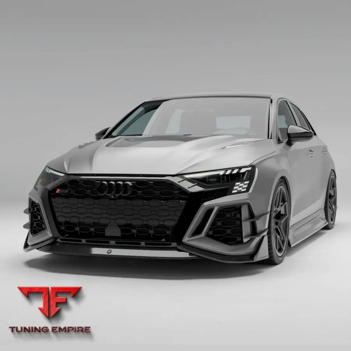 AUDI RS3 8Y SPORTBACK CARBON FIBER FRONT LIP - Body Kit