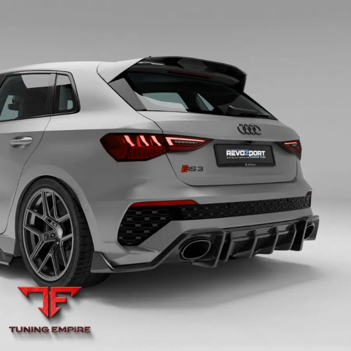 AUDI RS3 8Y SPORTBACK CARBON FIBER REAR DIFFUSER - Body Kit