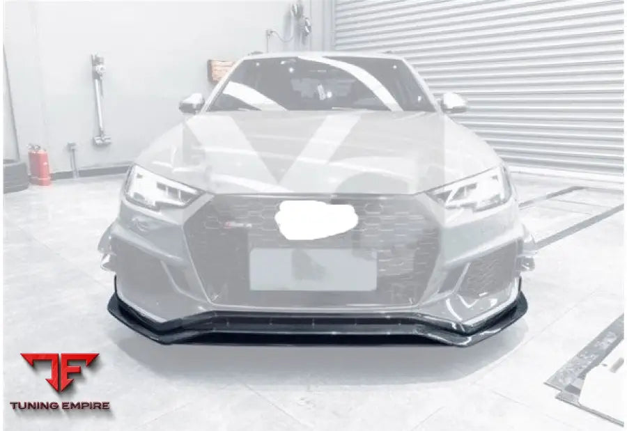 AUDI RS4 A4 AVANT B9 2018-2020 CARBON FIBER FRONT LIP