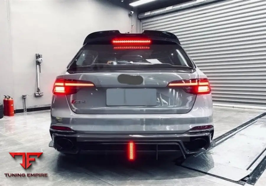 AUDI RS4 A4 AVANT B9 2018-2020 CARBON FIBER REAR DIFFUSER