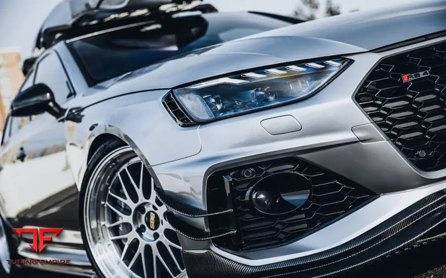 Audi Rs4 B9.5 Bkss Style Carbon Fiber Front Lip