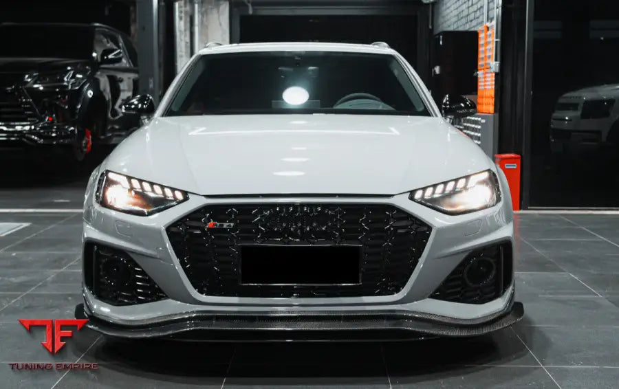 Audi Rs4 B9.5 Bkss Style Carbon Fiber Front Lip