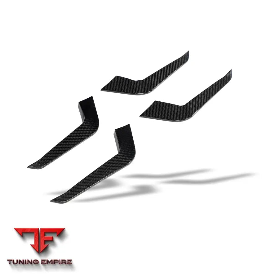 AUDI RS4 B9.5 FACELIFT CARBON FIBER CANARDS - Body Kit